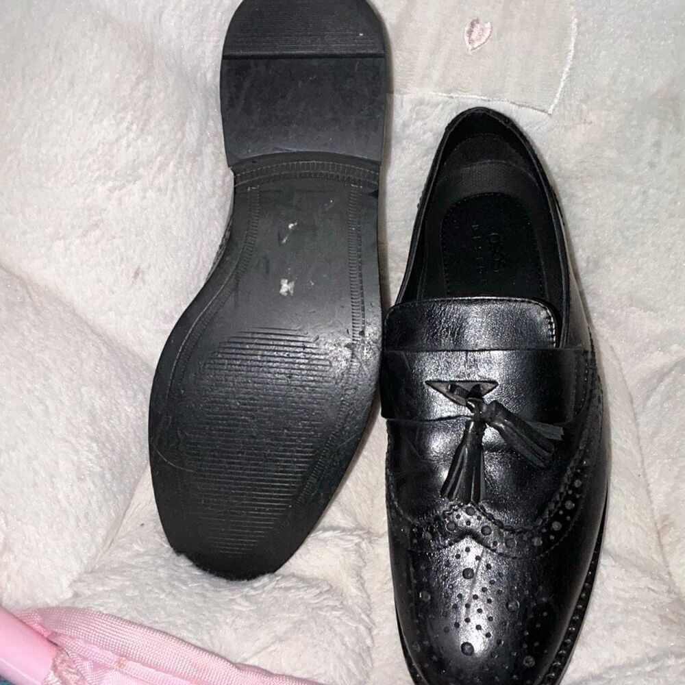 ASOS men’s black tassel dress loafers sz 7 - Picture 5 of 5